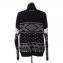 エルマノシェルビーノ (ermanno scervino) ハイネックセーター 圧縮ウール ブラックレース