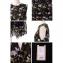 ジャンバティスタ ヴァリ (Giambattista Valli) ノースリーブドレス チュール刺繍レース ブラック