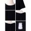 エンポリオアルマーニ (EMPORIO ARMANI) 半袖ワンピース レーヨンストレッチ ブラック 40% OFF