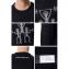 ブラックバレットバイニールバレット (BLACKBARRETT BY NEIL BARRETT) ロングTシャツ ブラックホワイト 30% OFF