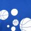 ブラックバレット (BLACKBARRETT) バイニールバレット by neil barrett バスケットボールプリントスウェットトレーナー コットン ブルー 30% OFF