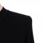 プロエンザスクーラー (Proenza Schouler) 丸襟リブ長袖セーター シルクカシミア ブラック
