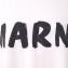 マルニ (Marni) 手書きロゴ半袖カットソー コットンジャージー ホワイト