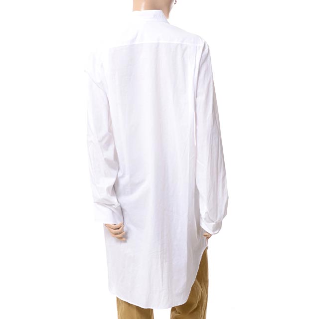 アンドゥムルメステール 19SS シャーリング ロングシャツ XS ホワイト 白