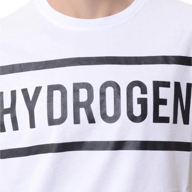ハイドロゲン Hydrogen ブランドロゴtシャツ ホワイト 30 Off