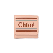 クロエ (chloe) VICK 二つ折り財布 スクエアウォレット カーフスキン ビスケットピンク