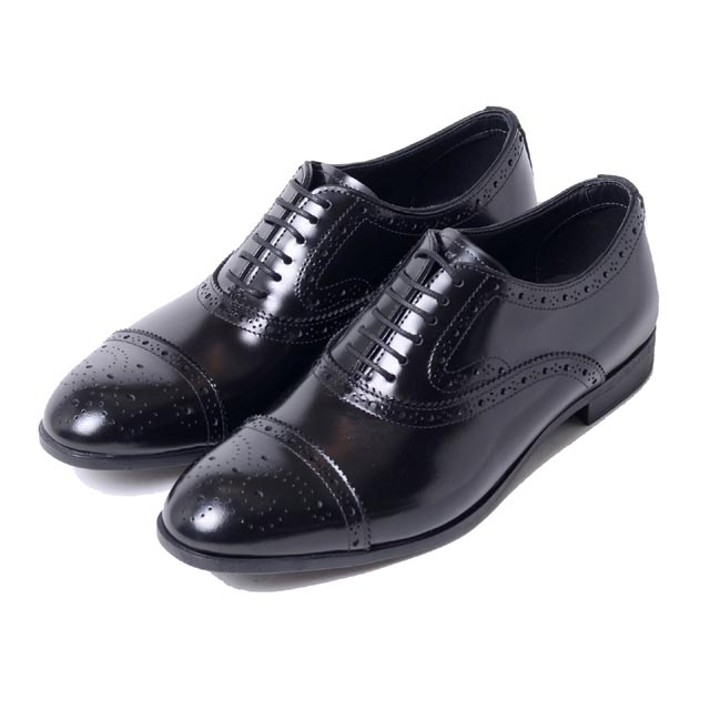 エンポリオアルマーニ (EMPORIO ARMANI) レザーシューズ 革靴 ブラック ...